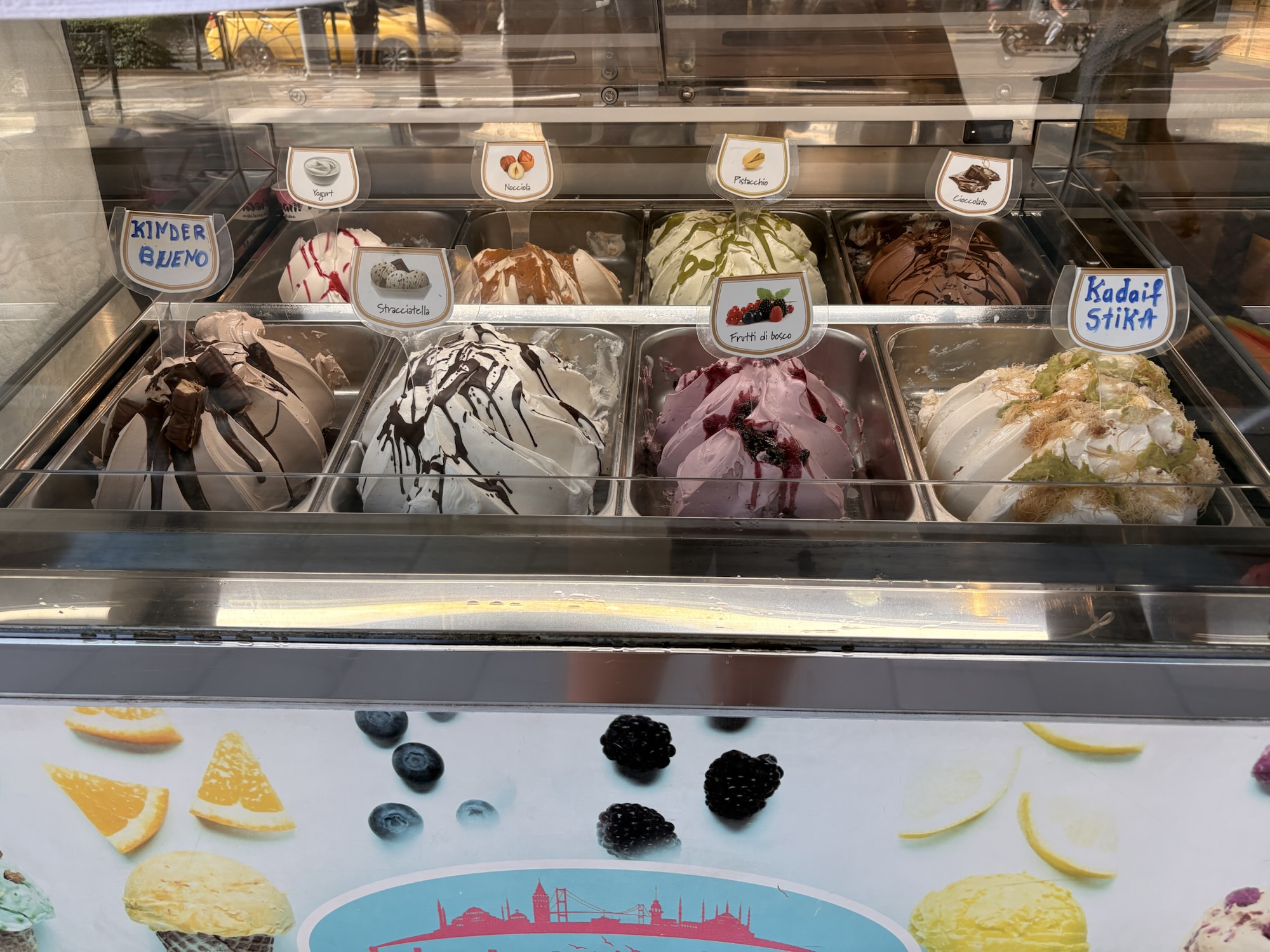 Gelato while traveling in Albania